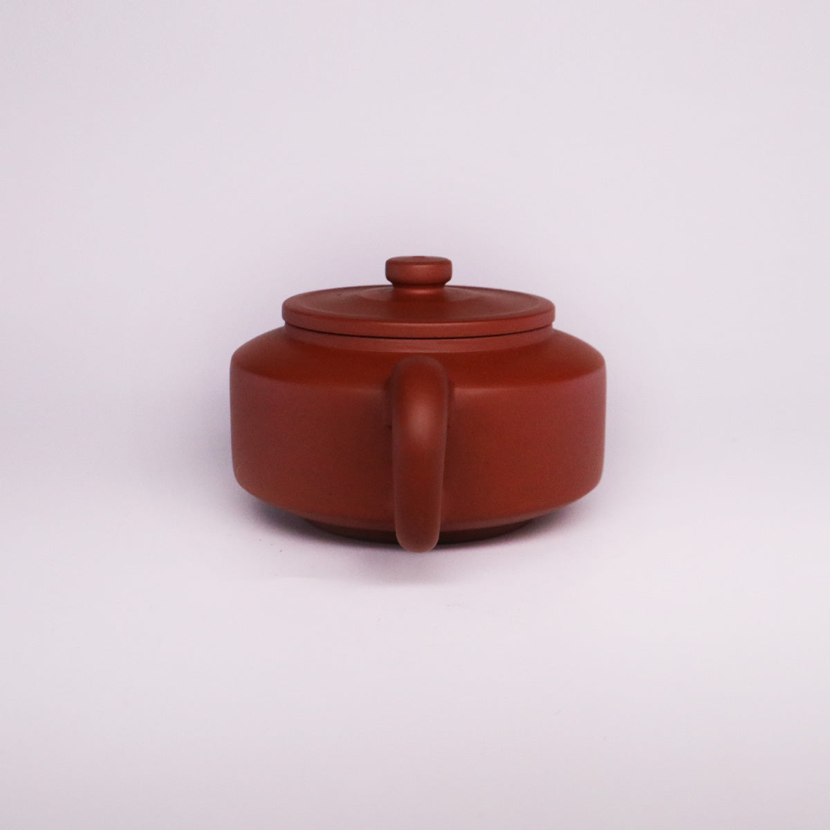 Chinese Rongchang handcrafted teapot in pure handmade ceramics with smooth