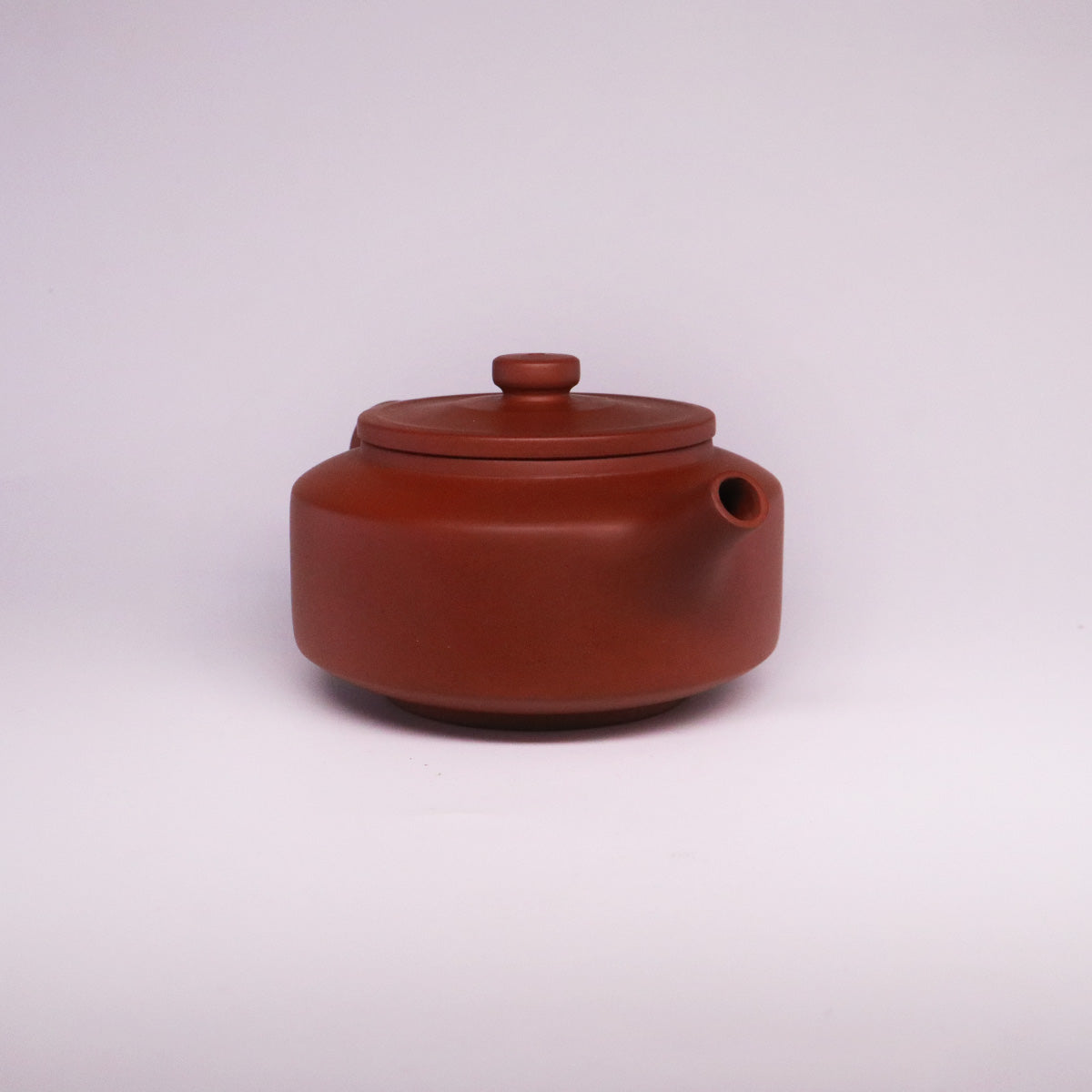 Chinese Rongchang handcrafted teapot pure handmade ceramics in traditional brown clay finish
